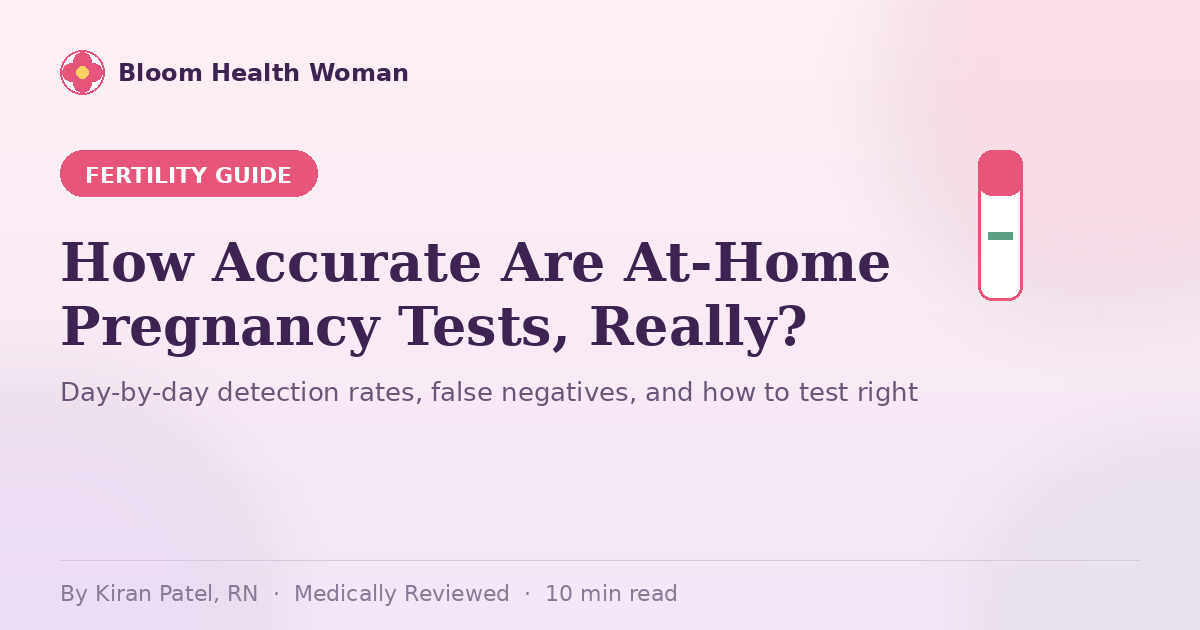 How accurate are at-home pregnancy tests